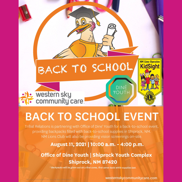 Shiprock Back to School Event